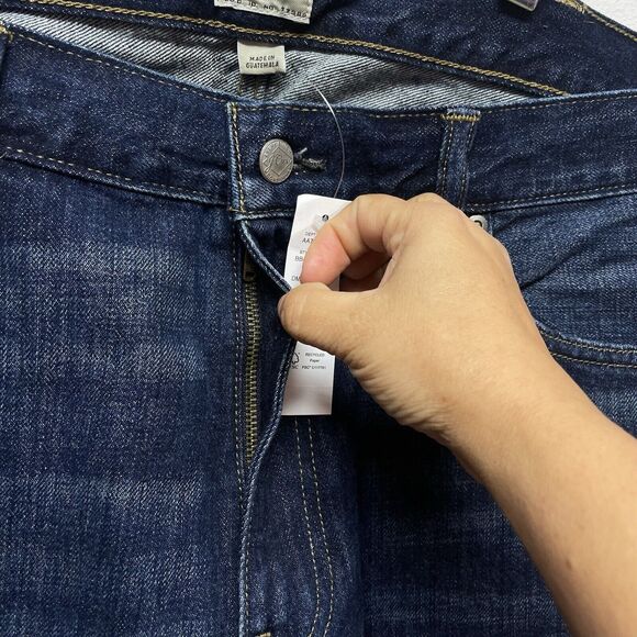 J.Crew 1040 Athletic Tailored Fit Narrow Tapered Leg Men's W38 L32  Blue Jeans - Picture 7 of 15